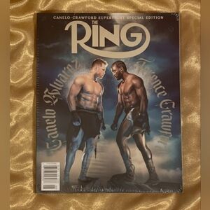 NEW, CANELO ALVAREZ VS TERENCE CRAWFORD RING MAGAZINE AUGUST 2025 Poster Inside